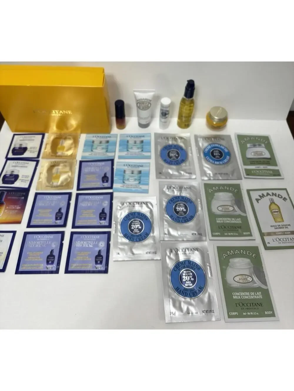 L'Occitane Best Sellers Gift Set 28pc Assorted Skincare Body Care New
